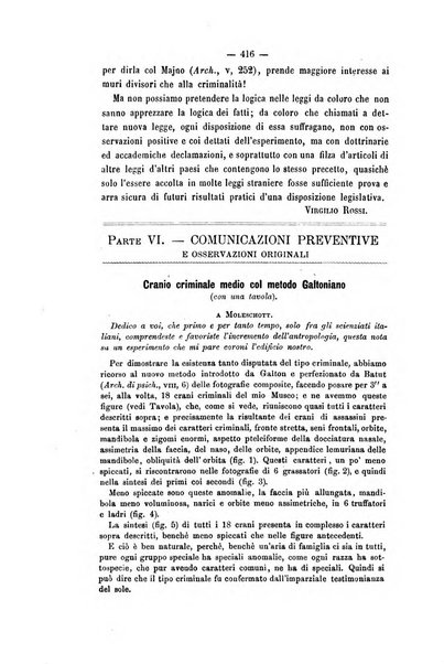 Archivio di psichiatria, scienze penali ed antropologia criminale per servire allo studio dell'uomo alienato e delinquente