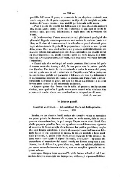 Archivio di psichiatria, scienze penali ed antropologia criminale per servire allo studio dell'uomo alienato e delinquente