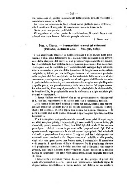 Archivio di psichiatria, scienze penali ed antropologia criminale per servire allo studio dell'uomo alienato e delinquente