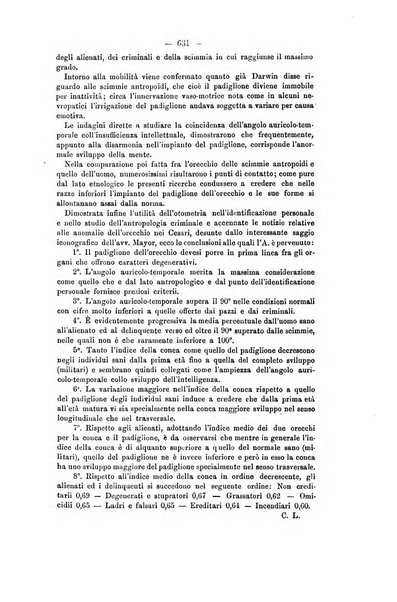 Archivio di psichiatria, scienze penali ed antropologia criminale per servire allo studio dell'uomo alienato e delinquente