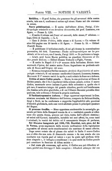 Archivio di psichiatria, scienze penali ed antropologia criminale per servire allo studio dell'uomo alienato e delinquente