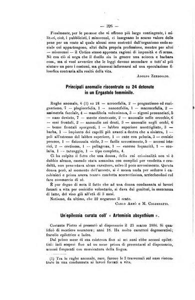 Archivio di psichiatria, scienze penali ed antropologia criminale per servire allo studio dell'uomo alienato e delinquente