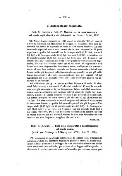 Archivio di psichiatria, scienze penali ed antropologia criminale per servire allo studio dell'uomo alienato e delinquente