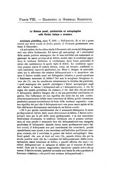 Archivio di psichiatria, scienze penali ed antropologia criminale per servire allo studio dell'uomo alienato e delinquente