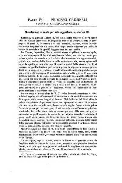 Archivio di psichiatria, scienze penali ed antropologia criminale per servire allo studio dell'uomo alienato e delinquente