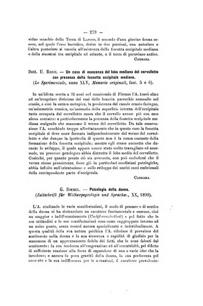 Archivio di psichiatria, scienze penali ed antropologia criminale per servire allo studio dell'uomo alienato e delinquente