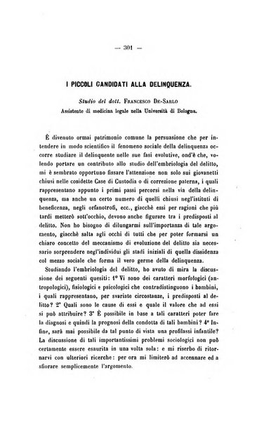 Archivio di psichiatria, scienze penali ed antropologia criminale per servire allo studio dell'uomo alienato e delinquente