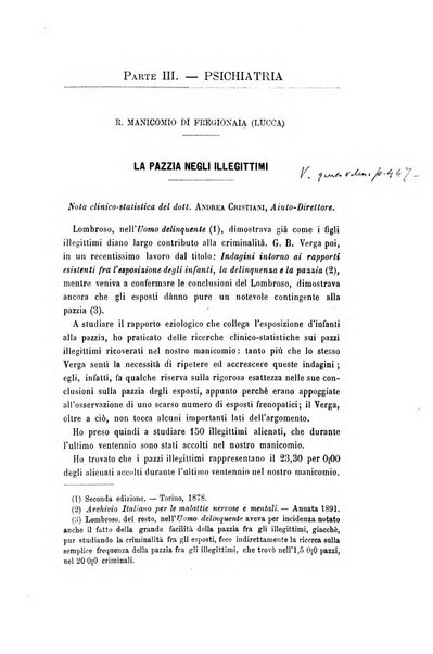 Archivio di psichiatria, scienze penali ed antropologia criminale per servire allo studio dell'uomo alienato e delinquente