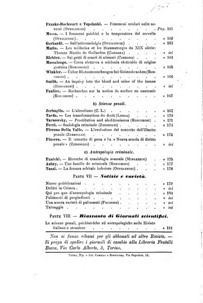 Archivio di psichiatria, scienze penali ed antropologia criminale per servire allo studio dell'uomo alienato e delinquente