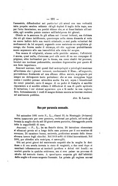 Archivio di psichiatria, scienze penali ed antropologia criminale per servire allo studio dell'uomo alienato e delinquente