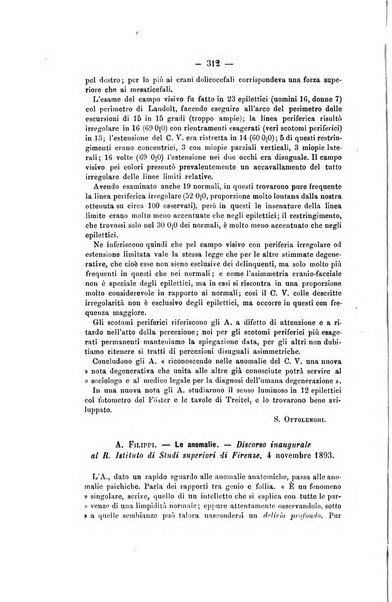 Archivio di psichiatria, scienze penali ed antropologia criminale per servire allo studio dell'uomo alienato e delinquente