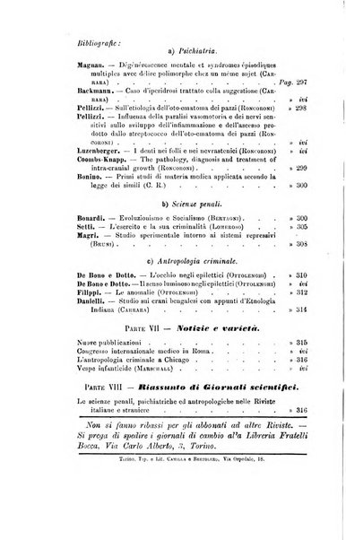 Archivio di psichiatria, scienze penali ed antropologia criminale per servire allo studio dell'uomo alienato e delinquente