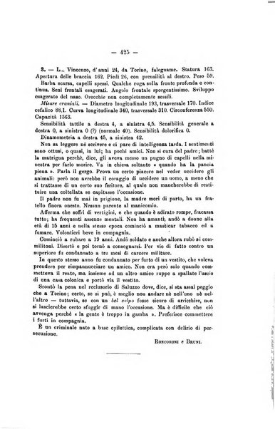 Archivio di psichiatria, scienze penali ed antropologia criminale per servire allo studio dell'uomo alienato e delinquente