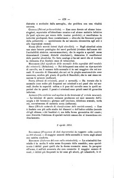 Archivio di psichiatria, scienze penali ed antropologia criminale per servire allo studio dell'uomo alienato e delinquente