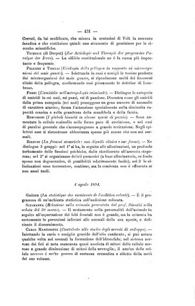 Archivio di psichiatria, scienze penali ed antropologia criminale per servire allo studio dell'uomo alienato e delinquente