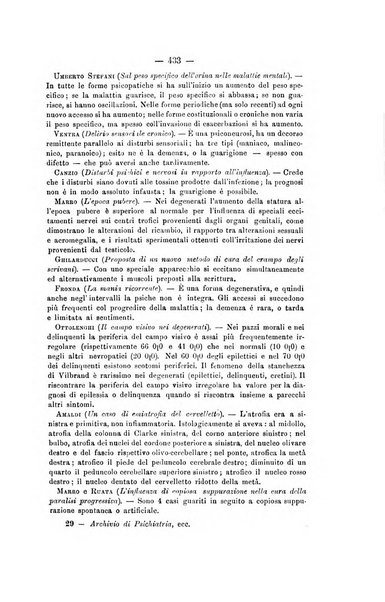 Archivio di psichiatria, scienze penali ed antropologia criminale per servire allo studio dell'uomo alienato e delinquente