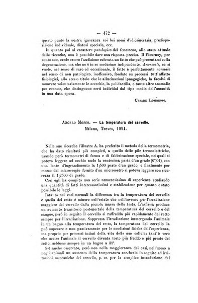 Archivio di psichiatria, scienze penali ed antropologia criminale per servire allo studio dell'uomo alienato e delinquente