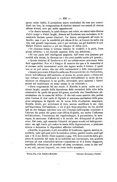 Archivio di psichiatria, scienze penali ed antropologia criminale per servire allo studio dell'uomo alienato e delinquente