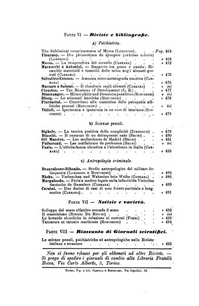 Archivio di psichiatria, scienze penali ed antropologia criminale per servire allo studio dell'uomo alienato e delinquente