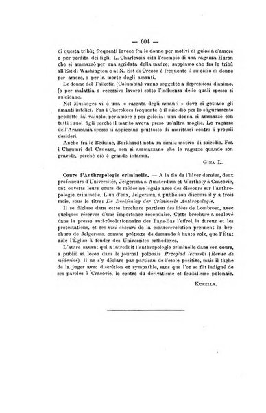 Archivio di psichiatria, scienze penali ed antropologia criminale per servire allo studio dell'uomo alienato e delinquente