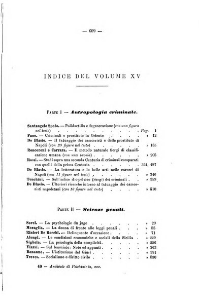 Archivio di psichiatria, scienze penali ed antropologia criminale per servire allo studio dell'uomo alienato e delinquente