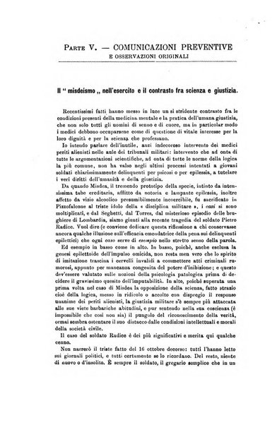 Archivio di psichiatria, scienze penali ed antropologia criminale per servire allo studio dell'uomo alienato e delinquente