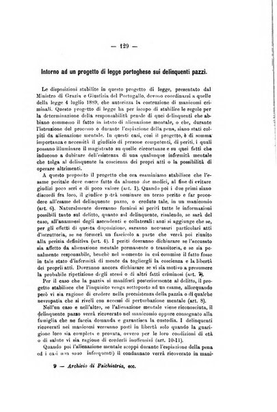 Archivio di psichiatria, scienze penali ed antropologia criminale per servire allo studio dell'uomo alienato e delinquente