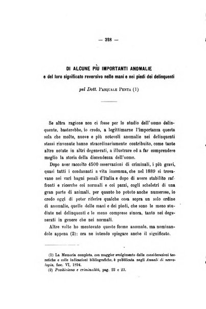 Archivio di psichiatria, scienze penali ed antropologia criminale per servire allo studio dell'uomo alienato e delinquente