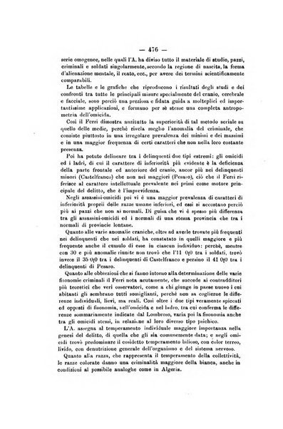 Archivio di psichiatria, scienze penali ed antropologia criminale per servire allo studio dell'uomo alienato e delinquente