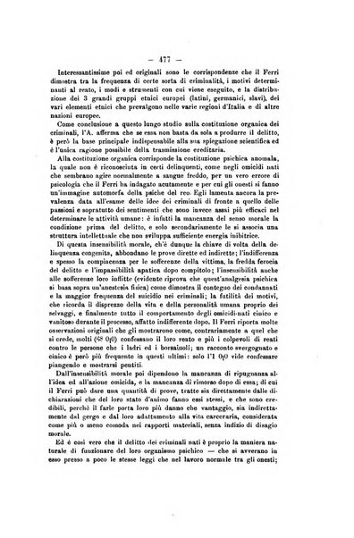 Archivio di psichiatria, scienze penali ed antropologia criminale per servire allo studio dell'uomo alienato e delinquente