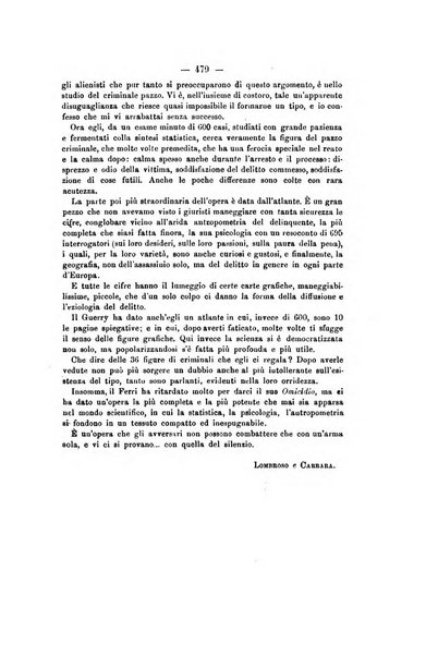 Archivio di psichiatria, scienze penali ed antropologia criminale per servire allo studio dell'uomo alienato e delinquente