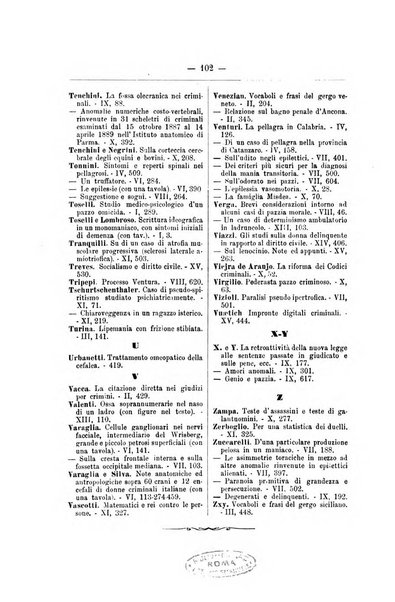 Archivio di psichiatria, scienze penali ed antropologia criminale per servire allo studio dell'uomo alienato e delinquente