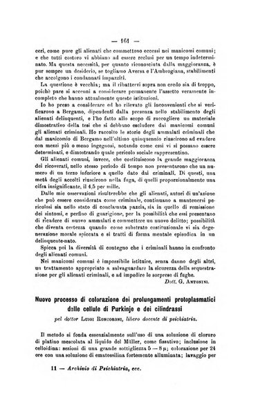 Archivio di psichiatria, scienze penali ed antropologia criminale per servire allo studio dell'uomo alienato e delinquente