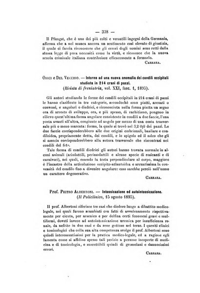 Archivio di psichiatria, scienze penali ed antropologia criminale per servire allo studio dell'uomo alienato e delinquente