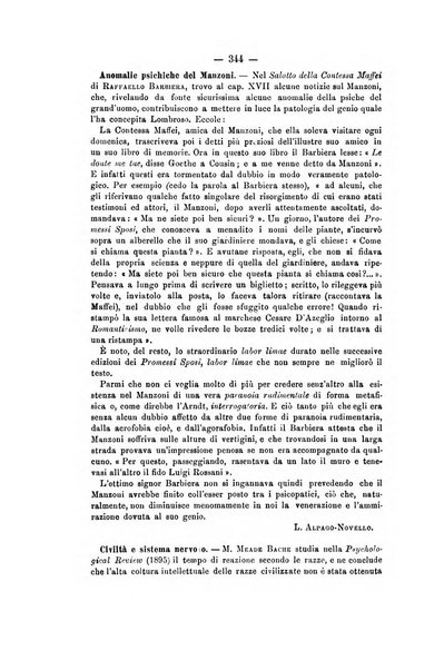 Archivio di psichiatria, scienze penali ed antropologia criminale per servire allo studio dell'uomo alienato e delinquente