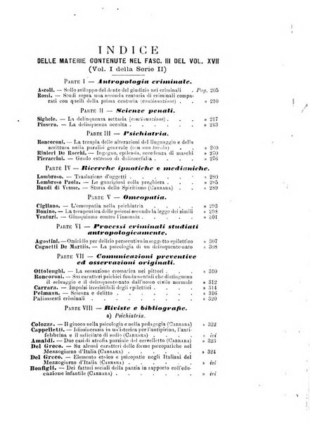 Archivio di psichiatria, scienze penali ed antropologia criminale per servire allo studio dell'uomo alienato e delinquente