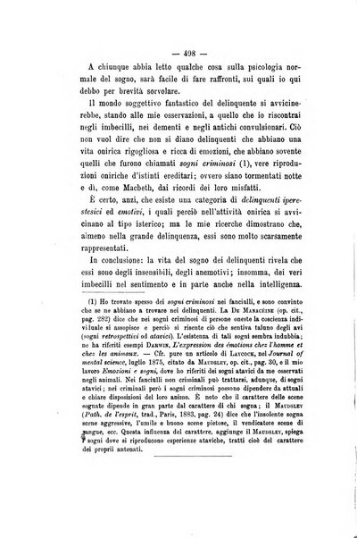 Archivio di psichiatria, scienze penali ed antropologia criminale per servire allo studio dell'uomo alienato e delinquente