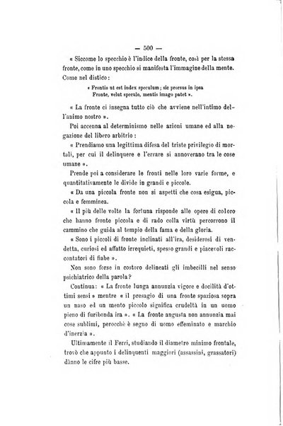 Archivio di psichiatria, scienze penali ed antropologia criminale per servire allo studio dell'uomo alienato e delinquente