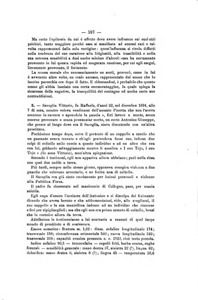 Archivio di psichiatria, scienze penali ed antropologia criminale per servire allo studio dell'uomo alienato e delinquente