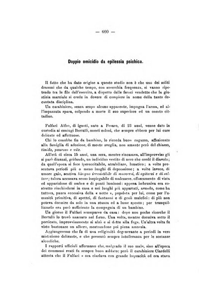 Archivio di psichiatria, scienze penali ed antropologia criminale per servire allo studio dell'uomo alienato e delinquente