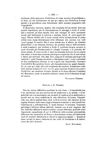 Archivio di psichiatria, scienze penali ed antropologia criminale per servire allo studio dell'uomo alienato e delinquente