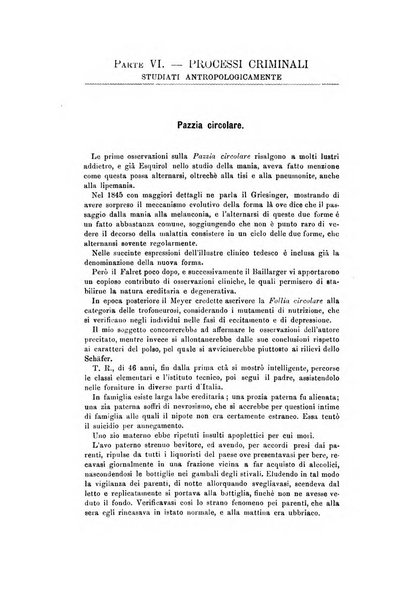 Archivio di psichiatria, scienze penali ed antropologia criminale per servire allo studio dell'uomo alienato e delinquente