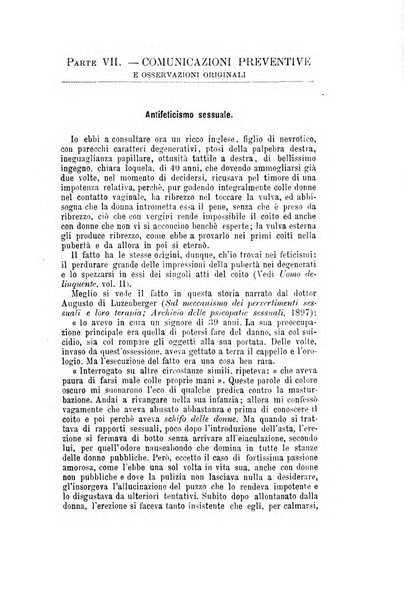 Archivio di psichiatria, scienze penali ed antropologia criminale per servire allo studio dell'uomo alienato e delinquente