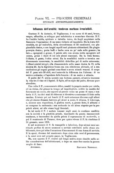 Archivio di psichiatria, scienze penali ed antropologia criminale per servire allo studio dell'uomo alienato e delinquente