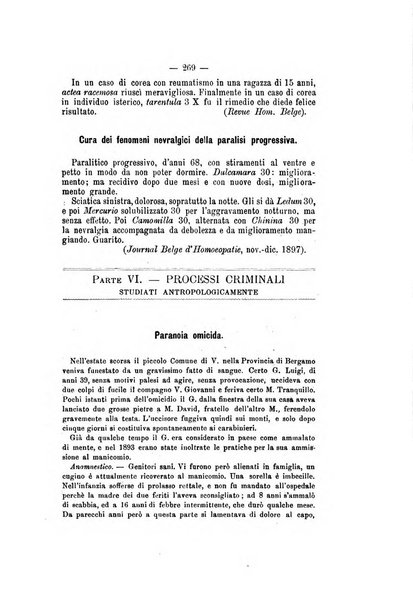 Archivio di psichiatria, scienze penali ed antropologia criminale per servire allo studio dell'uomo alienato e delinquente