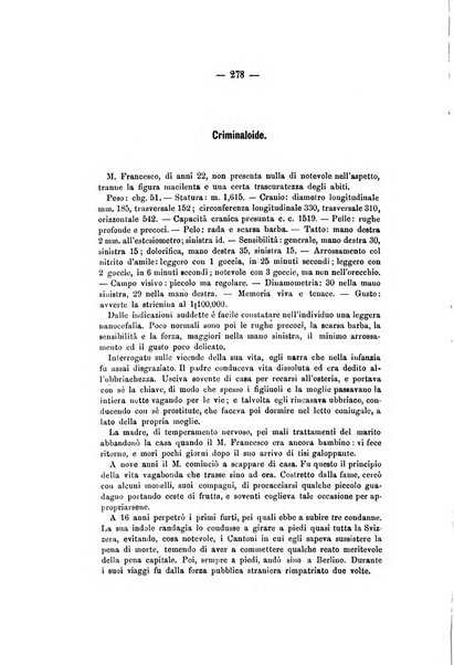 Archivio di psichiatria, scienze penali ed antropologia criminale per servire allo studio dell'uomo alienato e delinquente