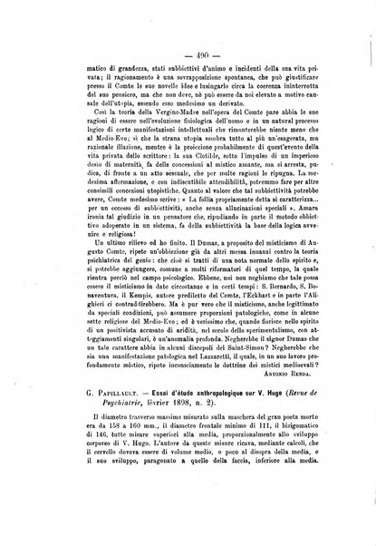 Archivio di psichiatria, scienze penali ed antropologia criminale per servire allo studio dell'uomo alienato e delinquente