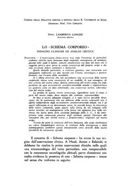 Archivio di psicologia, neurologia, psichiatria e psicoterapia