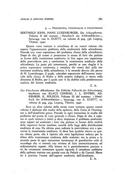 Archivio di psicologia, neurologia, psichiatria e psicoterapia