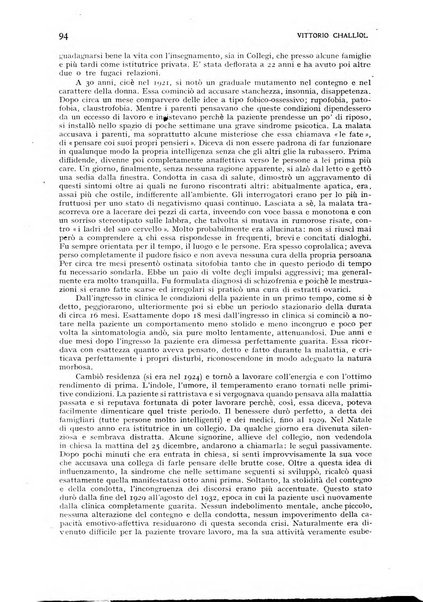 Archivio di psicologia, neurologia, psichiatria e psicoterapia